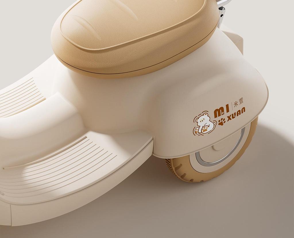 Elektrisches Dreirad-Motorrad für Kinder mit Fernbedienung und Lichtern für Jungen & Mädchen - Mulan Auto