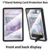 2-in-1 PSA/CGC Graded Card Protective Box with Stand Transparent Card Protective Case Double-sided Glass Durable
