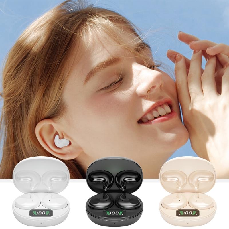 Comfortable Sleep Earphone, Bluetooth-compatible 5.3, Canal Noise Isolating Earbuds for Call for Side