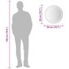 LED Bathroom Mirror 50 cm Round