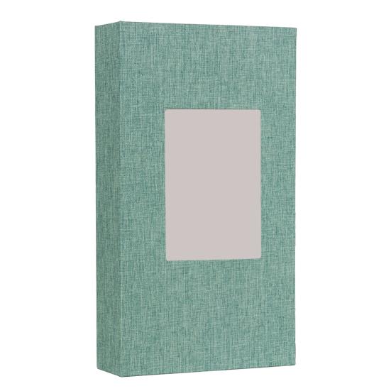 Photo Album 4x6 with 300 Pockets Linen Cover Picture Scrapbook with Front Window Slip-in Vertical Photo Book for Personalized Wedding Vacation Memory