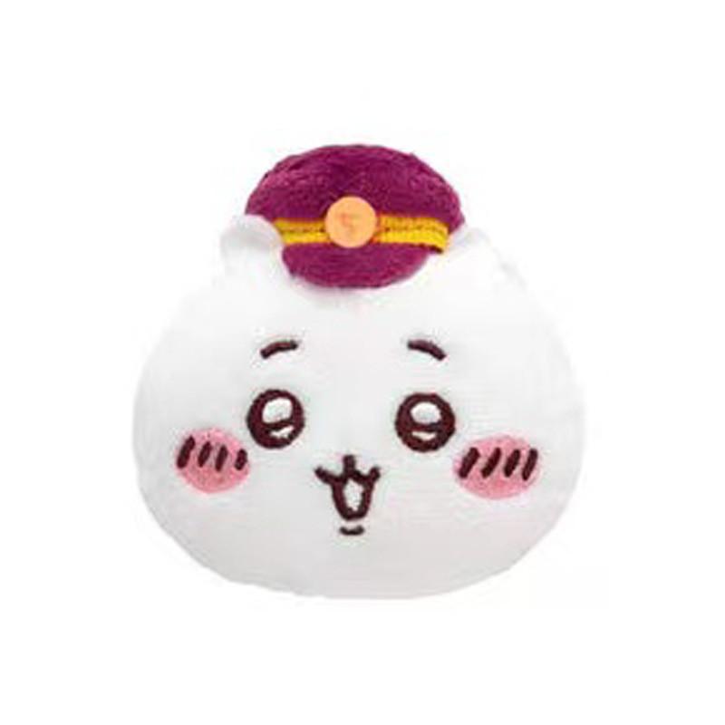 Adorable Japanese New Plush Train Conductor Bear Ji Yi Kawa Little Hachi Usagi Chi Yi Gift Soft Toy