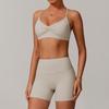 OEING Women's High-Waist Quick-Dry Yoga Sports Set