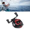 Baitcasting Gear Metal Construction Long-Casting Reel, Lightweight, Smooth, Powerful, Explosion-Proof, 7.21 Ratio, Portable, (Left-Handed)