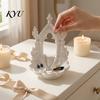 Lolita Room Accessories 3D Printed Gothic Arch Jewelry Tray, Medieval Church Style Trinket Decorative Storage Dish Dish, Vintage Tray for Rings