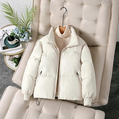 Women Winter Warm Thick Stand Collar Bread Clothes Down Cotton Coat Women Loose Jacket