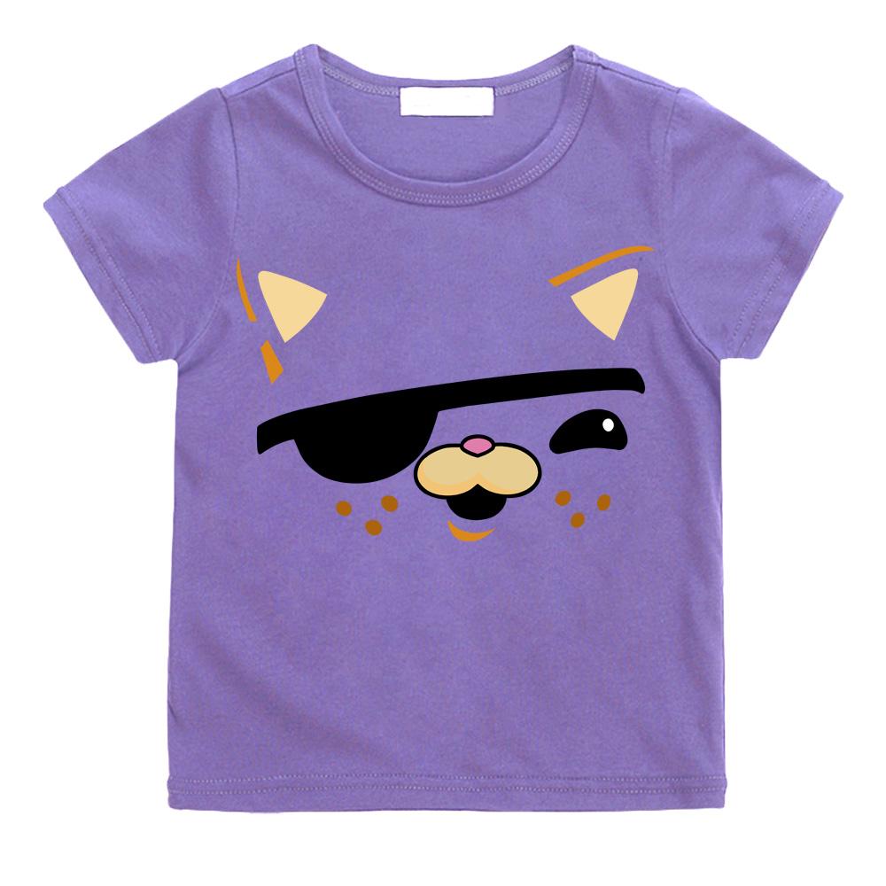 The Octonauts Kawaii Cartoon Print Streetwear Penguin Print T-shirts Cartoon Manga Cotton Short Sleeve Boys/Girls T Shirt Teens