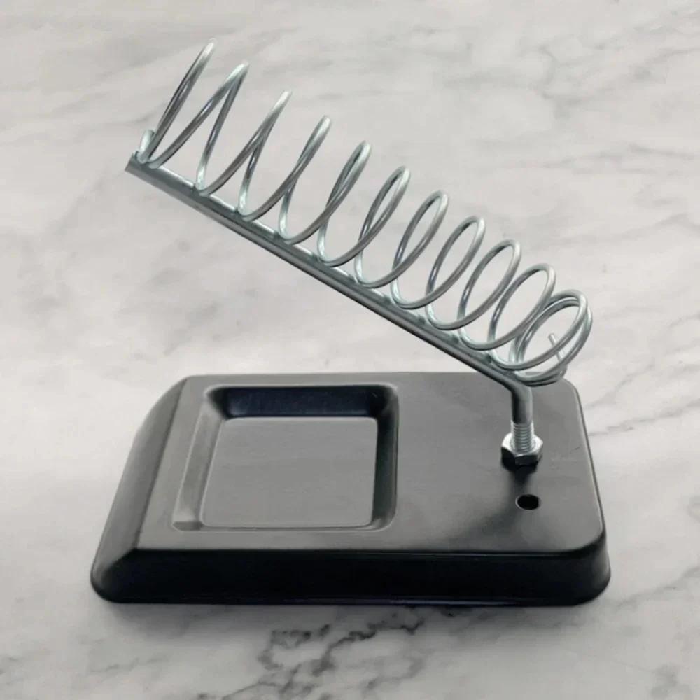 Lötkolbenständer, tragbarer Halter, Lötzinnständer mit Schweißreinigungsschwamm, Zubehör für elektrische Lötkolben