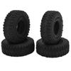 4Pcs 1.0in Tire Skin Simulation Model RC Car Parts for 124 RC Climbing Car (Skull Hand Claw Tire