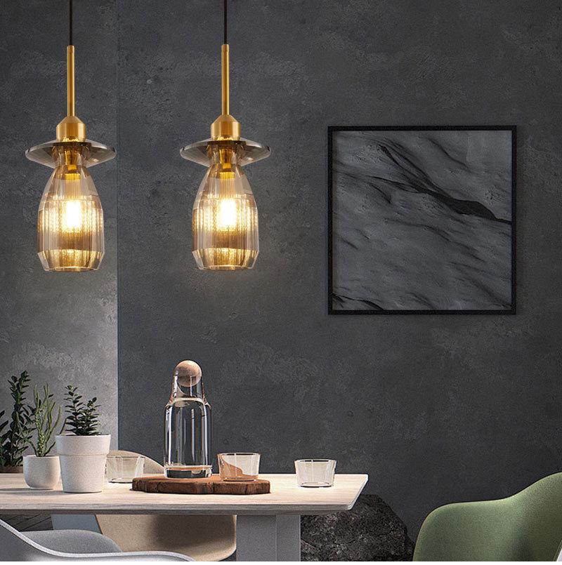 Luxury All-Copper Crystal Chandelier Pendant for Restaurants and Bedrooms