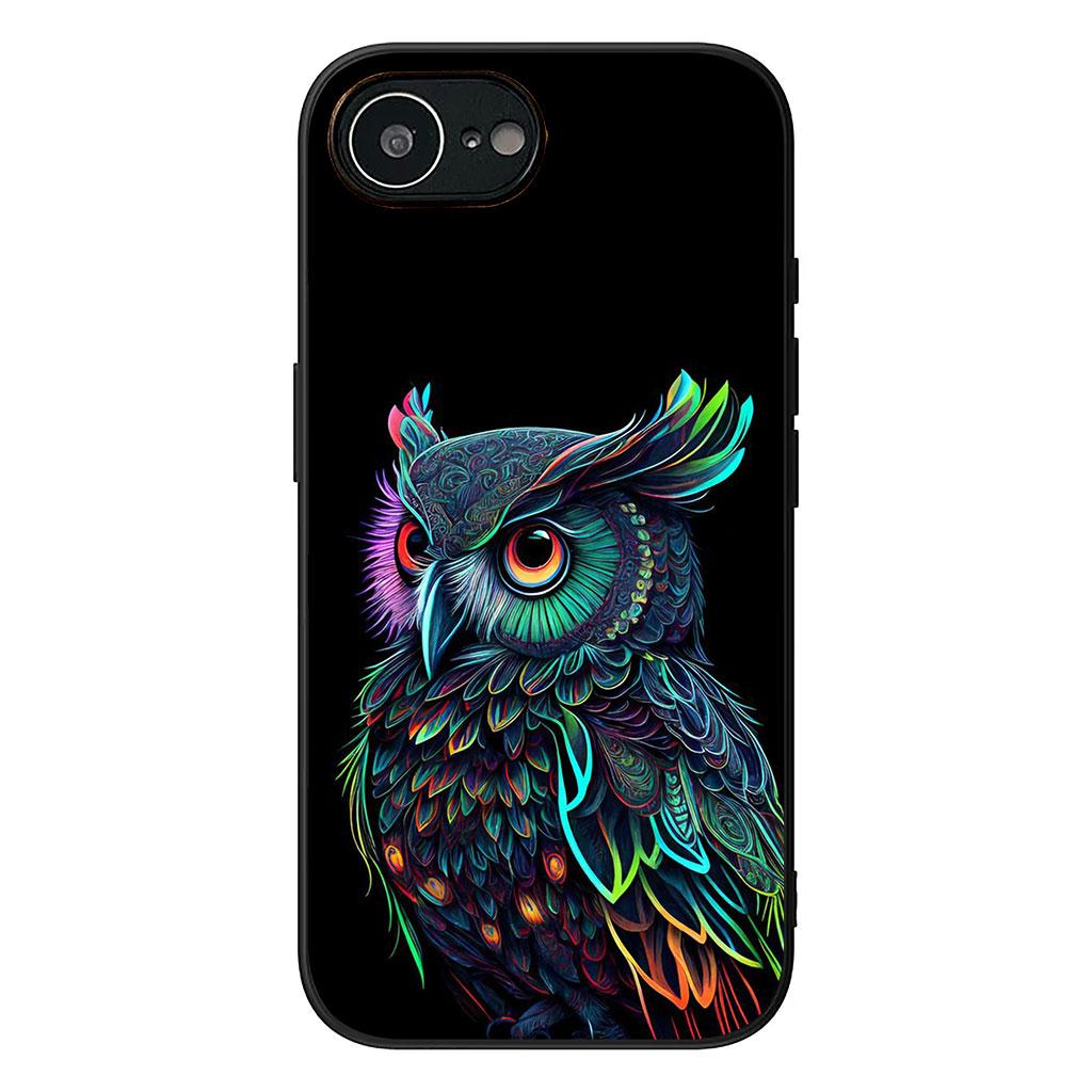 Cover for Samsung Galaxy A25 A37 A57 A12 A14 A31 A41 A50 A51 A70 A71 A72 A21S A04 M15 Note 20 9 8 10 Phone Case Cartoon Art Owl Galaxy A21s