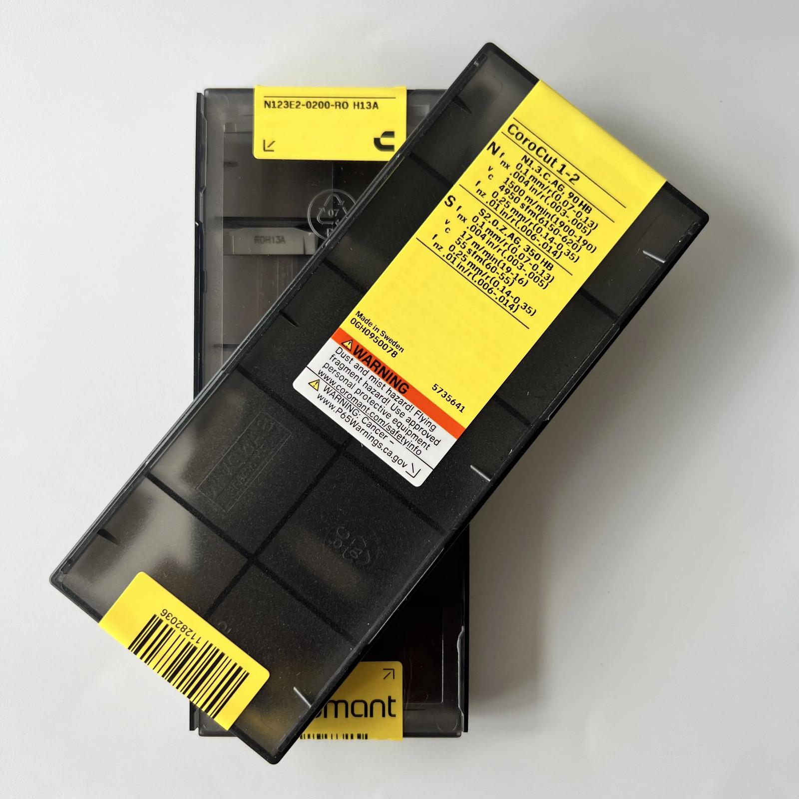 

N123E2-0200-RO H13A / Industrial indexable Carbide Inserts 10 Pcs