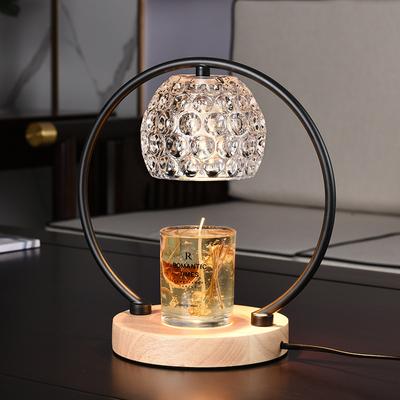 Candle Warmer Lamp, Crystal Candle Warmer Lantern Adjustable Brightness, Dimmable Candle Melter for Small Yankee Jar Candles