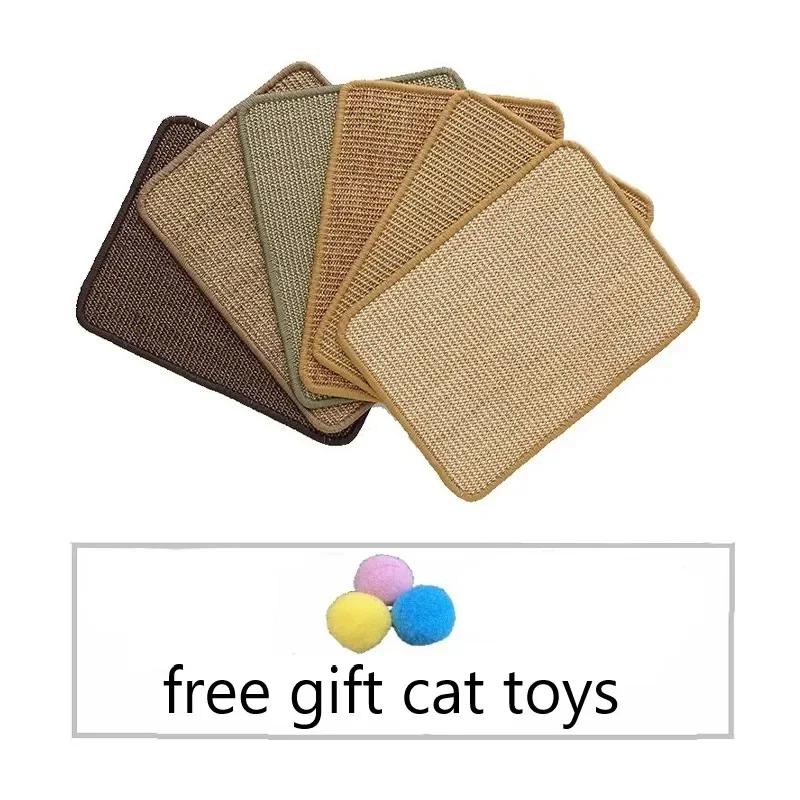 Cat Scratcher Sisal Mat Board Cat Scratch for Sharpen Nails Scraper Cats Tree Cat Scratching Post Sofa Mats Furniture Protector