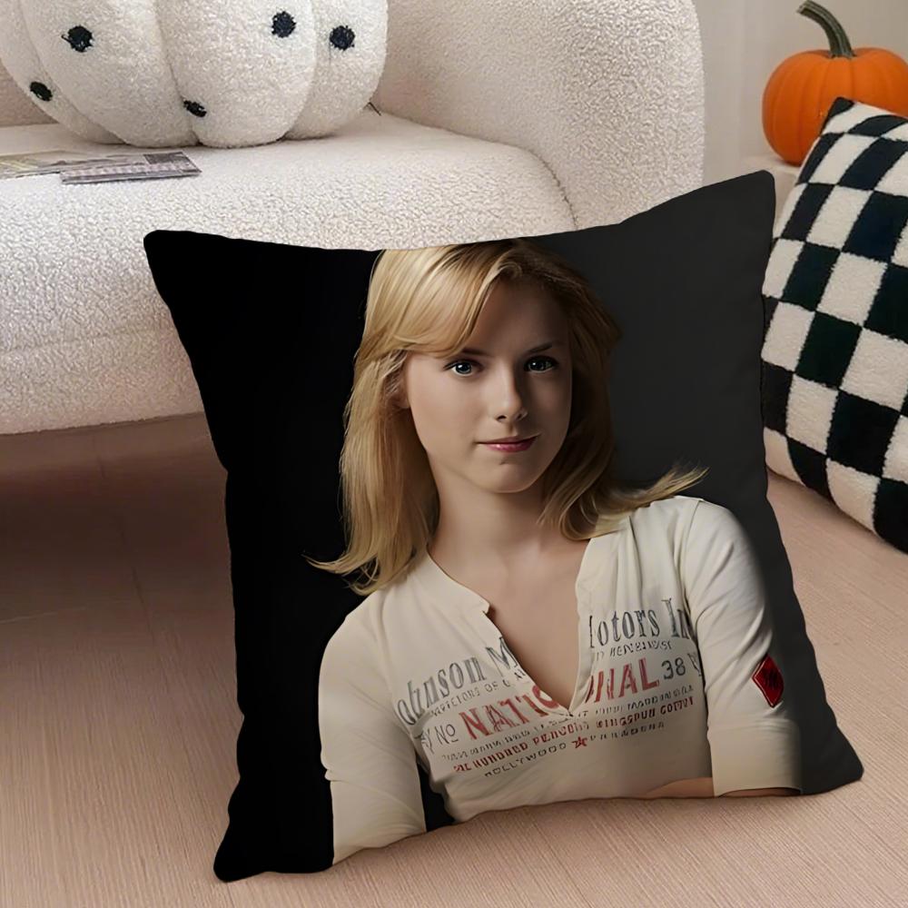 model fashion LLaura WWiggins Cushion Cover Throw Pillow Cover Hidden Button Durable Polyester Chair Cushion