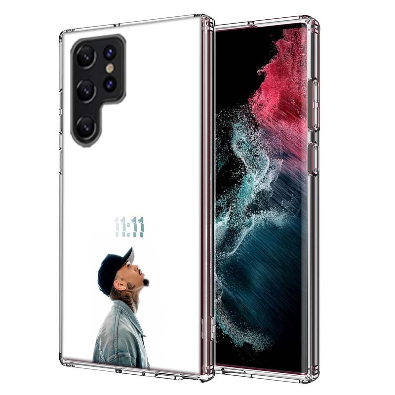 

Chris Brown American Rapper Capa Phone Case For Samsung S26 Ultra S25 Edge Galaxy S23 S21 S20 S24 FE S22 S10 Plus Cover Clear TP Samsung S23 FE