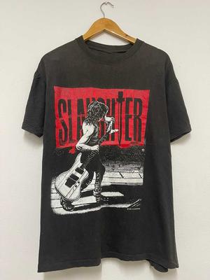 Slaughter Band The Wild Life Rock Heavy Cotton T-Shirt Full Size BT193 Unisex T-Shirt