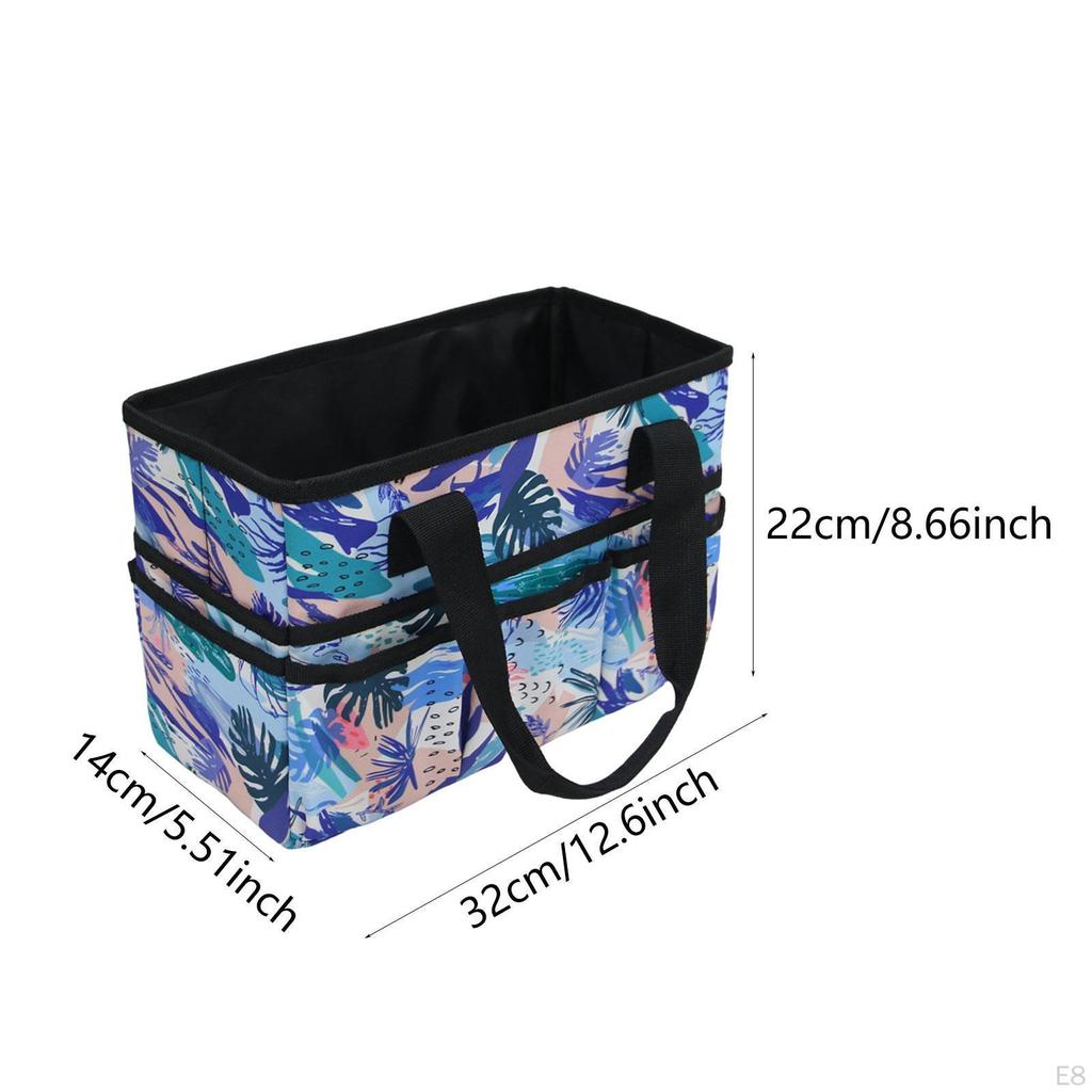 Craft Organizer Tote Bag Carrier Painting Supplies Storage for School