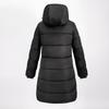 Cappotto imbottito con cappuccio di media lunghezza da donna Trojeman