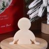 3D Printed Cute Gingerbread Man Figurines Joint Movable Toys Statue Desk Decoration Ornaments Christmas Gift