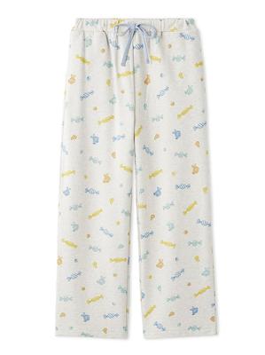 Calças Compridas Gelato Pique Estampa de Doces PWCP255352 GRY Femininas