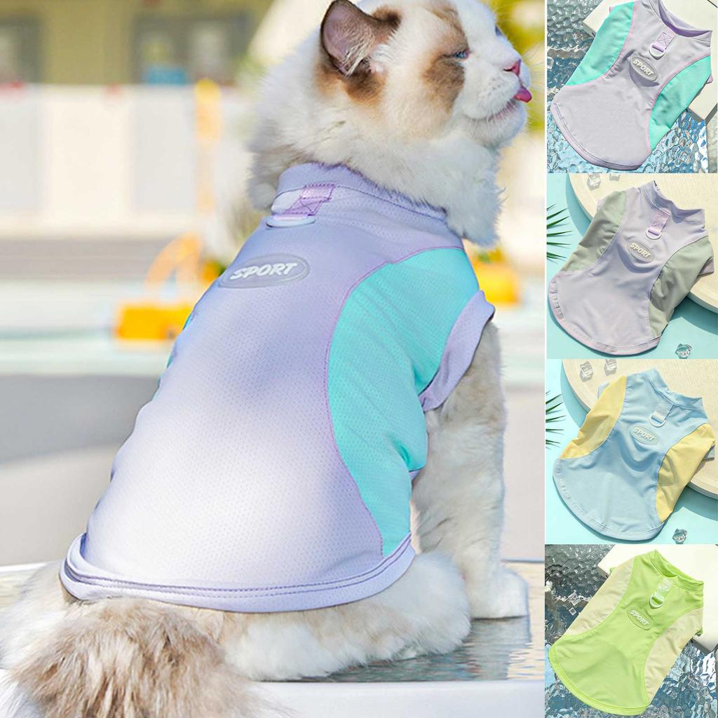 Dog Vest Shirts Breathable Cool Jacket Sun Puppy Dog Cool Shirt For Outdoor Walking Training Hiking
