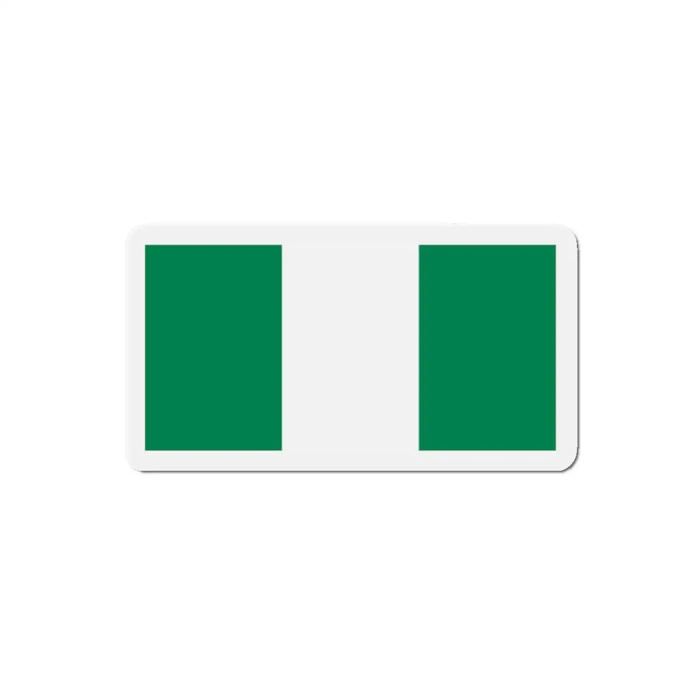 Aimant Drapeau Nigeria - Multicolore - 6 Cm - 50 Pièces - Résine Synthétique - Mixte