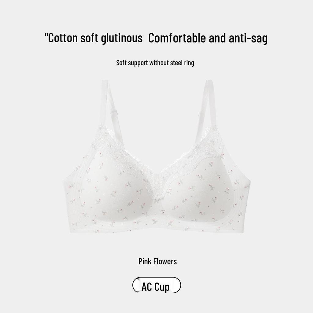 Frühlingsgarten Nahtloser Stütz-BH ohne Bügel für kleine Brüste für Damen