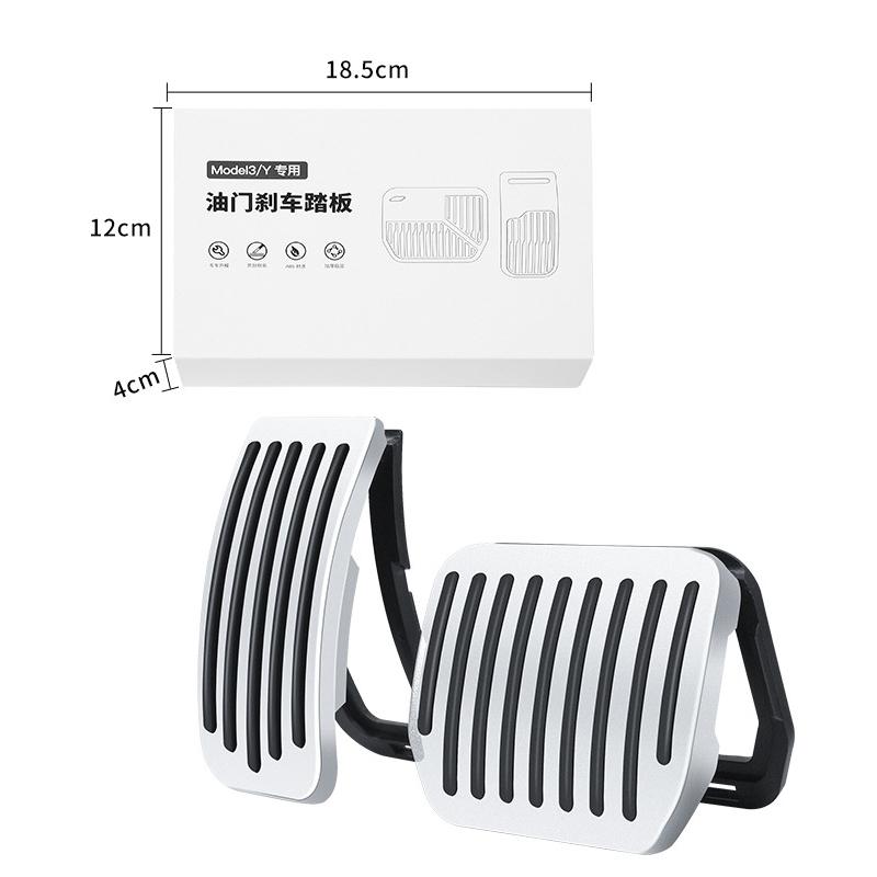 Aluminum alloy Foot Pedal For Tesla Model 3 Y Upgrade Snap-on Model Throttle Non-Slip Cover Accessories Car Styling