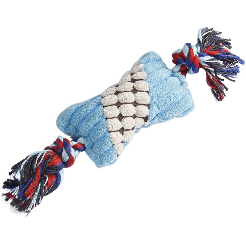 

Cats and Dogs, Pets, Plush Toys, Dog Products, Candy Modeling, Sound-resistant, Grinding Teeth, Teeth Cleaning синій