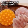 Anti-static Resin Massage Meridian Brush Portable Meridian Massage Comb  Scalp Relax