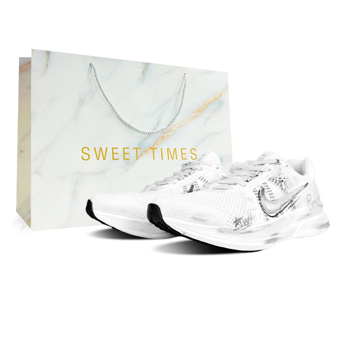 Nike Run Swift 2 Abrasion Resistant Breathable Coverage Abrasion Resistant Breathable Coverage Low top Running Shoes CU3517-101(Team40-LD) 42.5