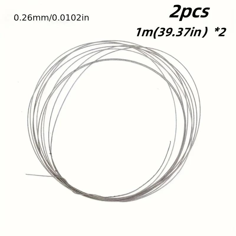 

2PCS Diamond Coated Wire Saw Blades - 1M Heavy Duty for Jade/Gem/Ceramic, Lapidary Accessories 1m 2psc