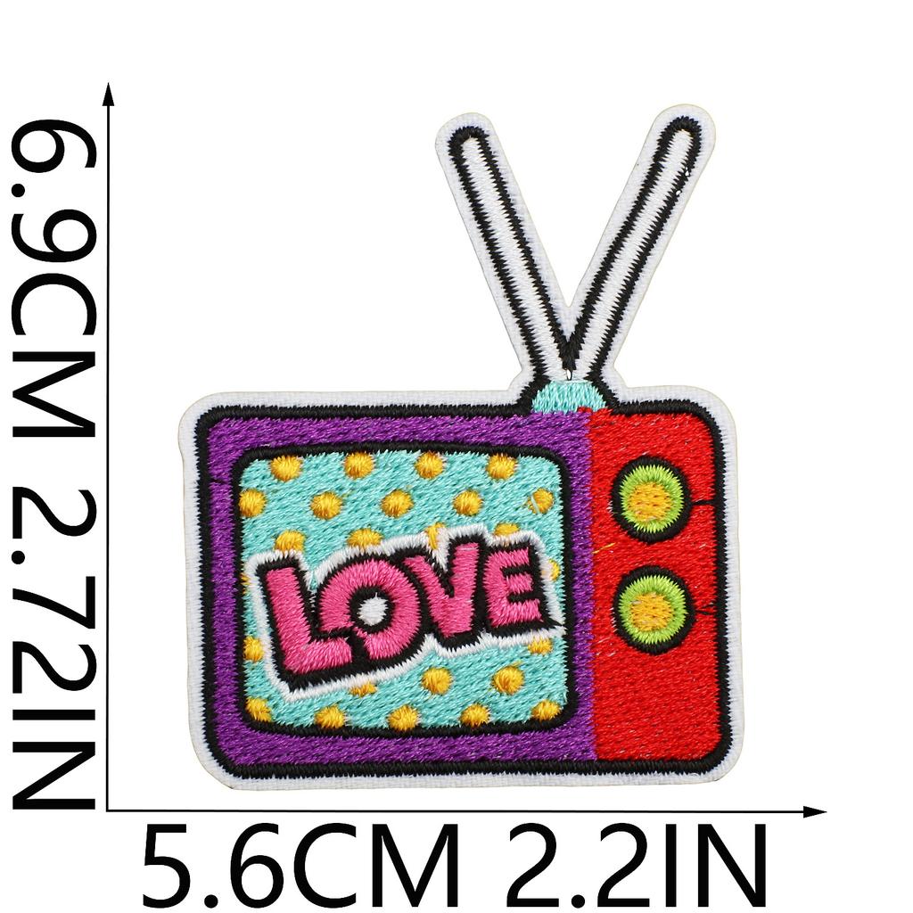 Taylor Cd Embroidery Cloth Sticker Singer Patch Sticker Music Butterfly Disc Computer Embroidery Chapter Bag Decoration Skirt Embroidery Label