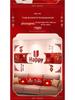 Wedding Room Decor Set: Sofa Wall, Bedroom Bedside, Bride & Groom Double Happiness Board