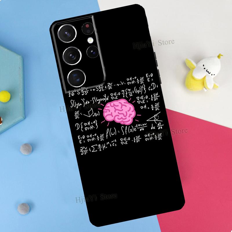 Symbol Math Science Physics Formulas Phone Case For Samsung Galaxy S23 S22 Ultra Note 20 10 S8 S9 S10 Plus S20 FE S21 FE Cover