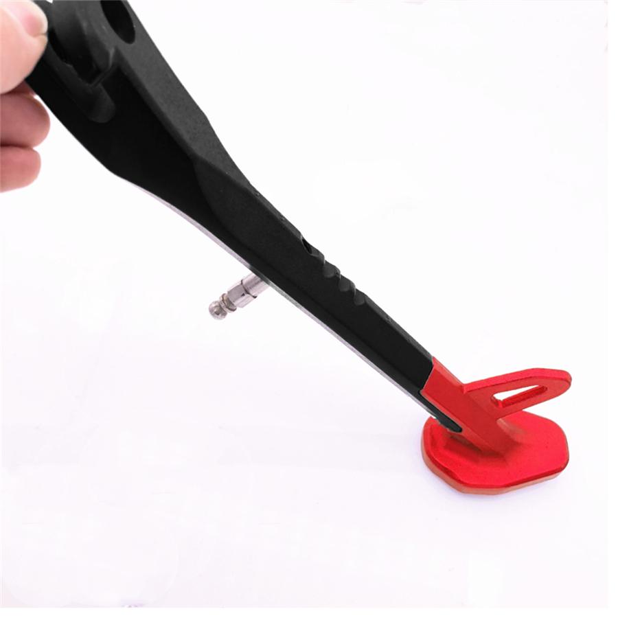 220Mm Motorcycle Single Side Stand Leg Kickstand Supporter Cnc Aluminum Alloy Universal