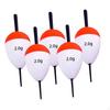 5 Brightly Colored Oval Shaped EVA Foam Fishing Buoys, High Buoyancy for Trout, Catfish, Bass And