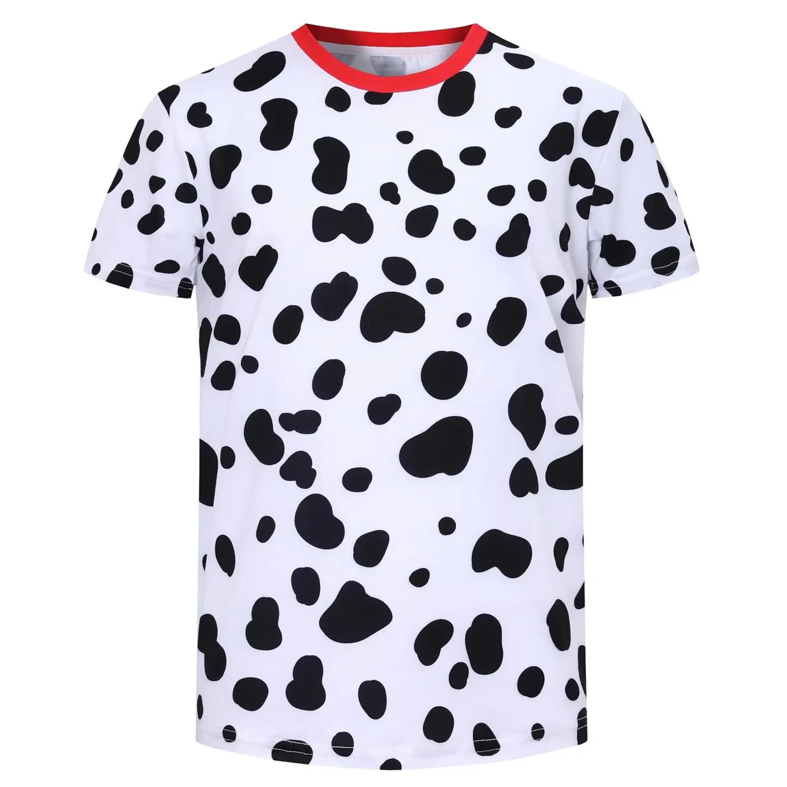 

Смешная футболка с принтом тигровой шкуры и леопарда, детская футболка с коротким рукавом для мальчиков и девочек, летняя одежда для детей, футболка с животными для праздничной одежды 110