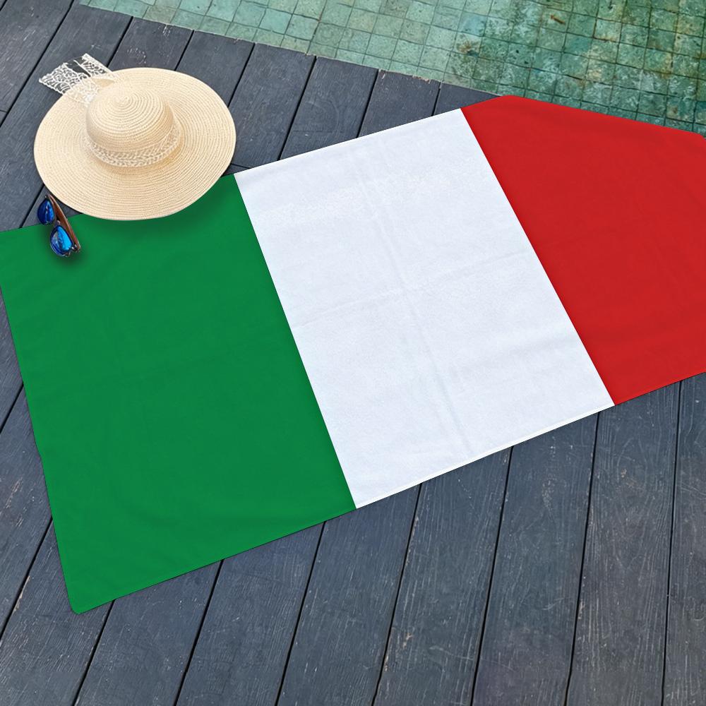 Nazione Italia Asciugamano Asciugamani da Spiaggia Yoga Palestra Leggero Portatile Per Nuoto Doccia Viaggio Accessori Sportivi Anti-sabbia