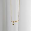 Jiejie Gao Bamboo Necklace: Luxury Summer Clavicle Chain with Evergreen Bamboo Pendant, Perfect Ancient Style Gift for Her