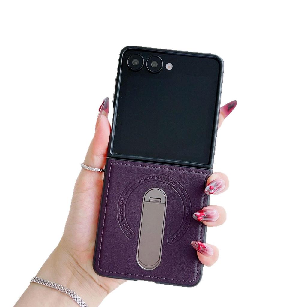 Samsung Z Flip7 Armor Shield Rotating Stand Magnetic Case