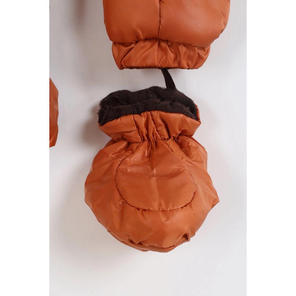 Non-marking Cold Proof 100% Cotton Hooded Winter Girl Boy Baby Astronaut Jumpsuit Cosmonaut