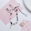 Fledermaus-Anhänger Handy-Schlaufen Schlüsselanhänger Kristall-Stern-Anhänger Kette Handy-Lanyard