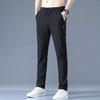 Summer Ice Silk Quick Dry Sweatpant Men's Joggers Pants Oversize Straight Pants Pocket Tracksuit Trousers Fitness Training Pants