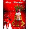 Christmas Decoration Merry Christmas Golden Bell Shaped Decorative Items for Xmas Santa Bells for Home Office Decoration