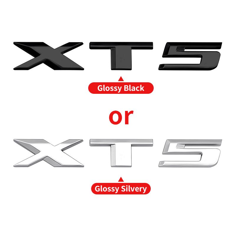 ABS Rear Tail Trunk Emblem Car Letter Logo Fender Side Stickers For Cadillac CT4 CT5 CT6 CTS XT4 XT5 XT6 XTS ATS AWD 25T 28T 40T