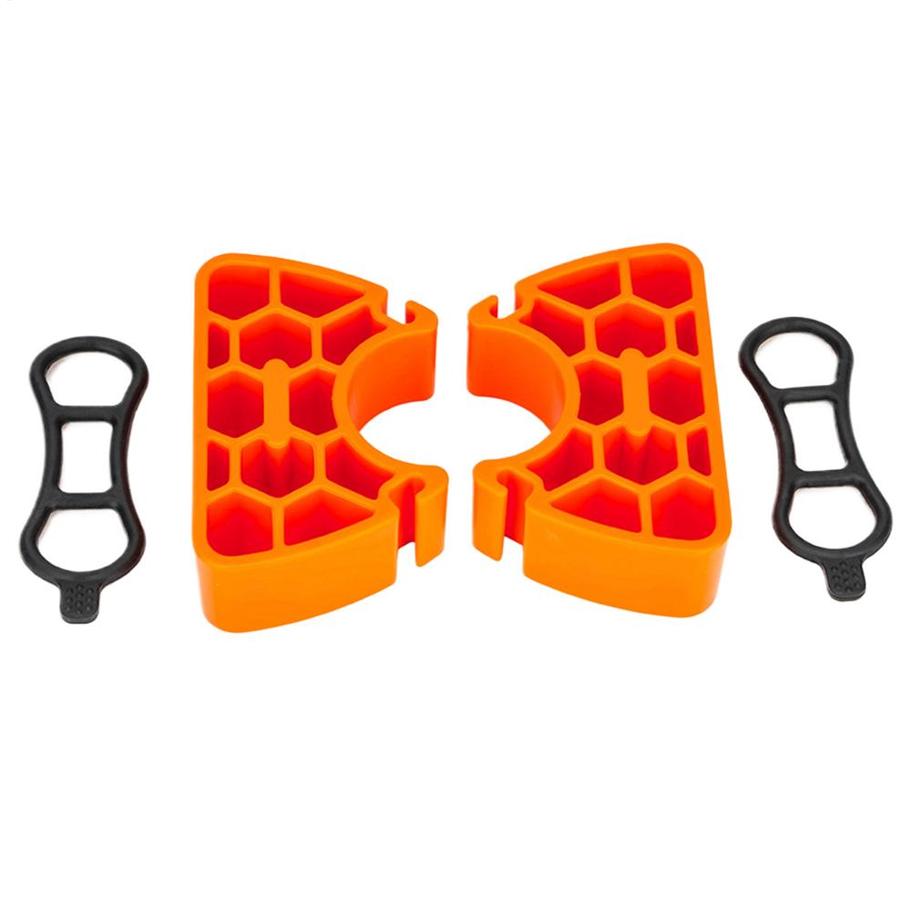 2pcs Bicycle Repair Stand Handlebar Holder Durable Plastic Structure With Stable Grip Upside Down Parking, Outdoor Maintain Tool