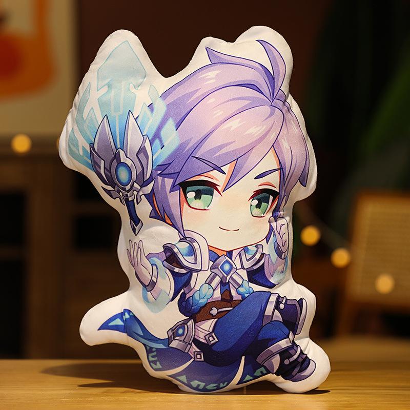 King Quality Premium Glory Video Game Hero Plush Cushion Pillow Soft Crystal Velvet Cartoon Print