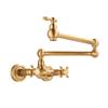 TLXT Foldable Wall-Mounted Brass Kitchen Faucet